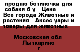 продаю ботиночки для собаки б/у › Цена ­ 600 - Все города Животные и растения » Аксесcуары и товары для животных   . Московская обл.,Лыткарино г.